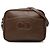 Dior Kamera Tasche aus braunem Leder mit gesticktem CD-Logo Dunkelbraun