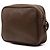 Dior Kamera Tasche aus braunem Leder mit gesticktem CD-Logo Dunkelbraun - Ansicht 2