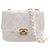 Chanel White Mini Quilted Lambskin Candy Chain Flap Bianco