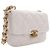 Chanel White Mini Quilted Lambskin Candy Chain Flap Bianco - vista 2