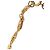 Collana con pendente Chanel Gold CC placcato oro e strass D'oro - vista 5
