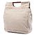 Tote Chanel Beige CC Canvas con Asa de Carey - vista 2