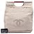Tote Chanel Beige CC Canvas con Asa de Carey - vista 6