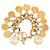 Bracciale Charm Chanel Gold CC Placcato Oro D'oro - vista 3