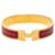 Bracciale Hermès Red Narrow Enamel Clic H PM  - vista 4