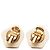 Orecchini a clip Chanel White CC Resin Camellia Bianco Crudo - vista 2