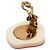 Orecchini a clip Chanel White CC Resin Camellia Bianco Crudo - vista 3