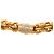 Collana lunga a maglie station Chanel Gold CC placcata oro D'oro - vista 2