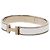 Bracciale Hermès Clic H in smalto bianco stretto GM - vista 2