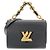 Bolsa de Ombro Louis Vuitton Epi Twist MM Preto