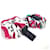 Set di scrunchie in seta multicolore Louis Vuitton - vista 5