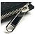 Clutch e borsa a tracolla in pelle nera con logo Gucci Guccissima GG Nero - vista 9