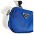 Pochette per guinzaglio per animali con logo Triangle Prada Nero Blu - vista 8