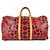 Borsa da viaggio Louis Vuitton Monogram Pumpkin Dot Keepall Bandoulière 55 Rosso - vista 2