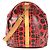 Borsa da viaggio Louis Vuitton Monogram Pumpkin Dot Keepall Bandoulière 55 Rosso - vista 3
