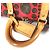 Borsa da viaggio Louis Vuitton Monogram Pumpkin Dot Keepall Bandoulière 55 Rosso - vista 8
