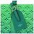 Tote Keepall in pelle Taurillon Illusion Louis Vuitton Blu Verde chiaro - vista 4