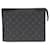 Borsa Louis Vuitton Monogram Eclipse Pochette Voyage MM Nero Monogramma