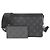 Portafoglio Gaston Monogram Eclipse Reverse di Louis Vuitton Nero Grigio Monogramma