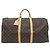Louis Vuitton Monogram Keepall 55cm Boston Bag Braun Monogramm