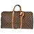 Louis Vuitton Keepall Bandouliere Monogram Canvas 55 Marrone