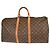 Louis Vuitton Keepall Bandouliere Monogram Canvas 55 Marrone - vista 2