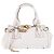 Chloé Chloe Paddington Lock Leather Medium Bianco - vista 2