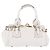 Chloé Chloe Paddington Lock Leather Medium Bianco - vista 3