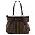 Edge Céline Borsa Celine Macadam Macadam con pelle Large Marrone