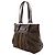 Edge Céline Borsa Celine Macadam Macadam con pelle Large Marrone - vista 2