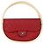 Chanel Hula Hoop gestepptes Lammleder Medium Rot