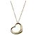 Collana Elsa Peretti Open Heart in oro giallo 18K di Tiffany & Co. D'oro - vista 2