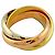 Anello Trinity di Cartier in Oro 18K Argento D'oro - vista 4