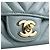 Borsa a tracolla in pelle Chanel in grigio e blu Marrone - vista 11