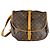 Borsa a Spalla Louis Vuitton Monogram Marrone Monogramma - vista 3
