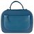 Borsa a tracolla in pelle blu indaco Chanel - vista 3