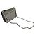 Borsa a tracolla Saint Laurent in pelle goffrata grigia Marrone - vista 10