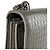 Borsa a tracolla Saint Laurent in pelle goffrata grigia Marrone - vista 6