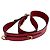 Borsa a mano in pelle rossa Prada Rosso - vista 11
