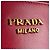 Borsa a mano in pelle rossa Prada Rosso - vista 13