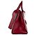 Borsa a mano in pelle rossa Prada Rosso - vista 2