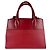 Borsa a mano in pelle rossa Prada Rosso - vista 3
