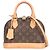 Bolso de hombro Louis Vuitton Alma BB Monogram Castaño