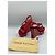 Louis Vuitton Sandali Zeppa in Pelle Rossa e Tweed Taglia 37 Bianco Rosso Blu navy - vista 2