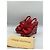 Louis Vuitton Sandali Zeppa in Pelle Rossa e Tweed Taglia 37 Bianco Rosso Blu navy - vista 3