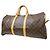 Louis Vuitton Keepall Bandouliere Monogram Canvas 55 Marrone - vista 2