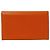 Prada Saffiano Leder Langgeldbörse Orange - Ansicht 2