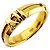 Tiffany & Co. Atlas Band Ring Golden