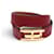 Hermès NEW HERMES DRAG DOUBLE WRAP BRACELET SIZE 2 15.5CM IN EPSOM LEATHER BANGLE Red  - view 1