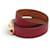 Hermès NEW HERMES DRAG DOUBLE WRAP BRACELET SIZE 2 15.5CM IN EPSOM LEATHER BANGLE Red  - view 2